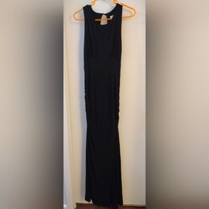 🔥🔥🔥Vintage Rubber Ducky Womens Dress Size M Black Long Length Sleeveless